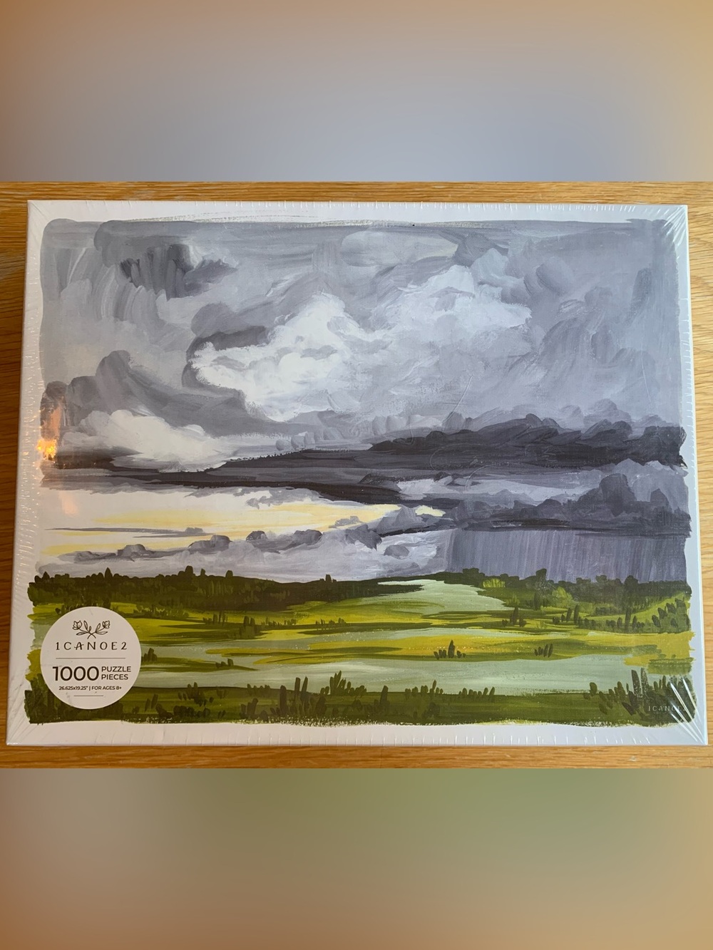 1canoe2 Puzzle: Stormy Sky, 1,000 pieces